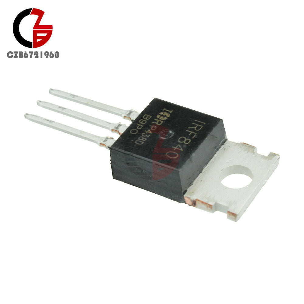 10Pcs IRF840N IRF840 N-channel 8A 500V MOSFET TO-220 IR Transistor