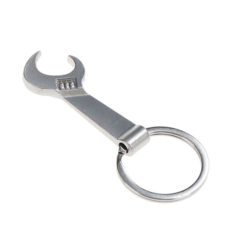 Eco-friendly Metal Wrench Spanner Beer Bottle Opener Keys Chain Keyring Gi.l8