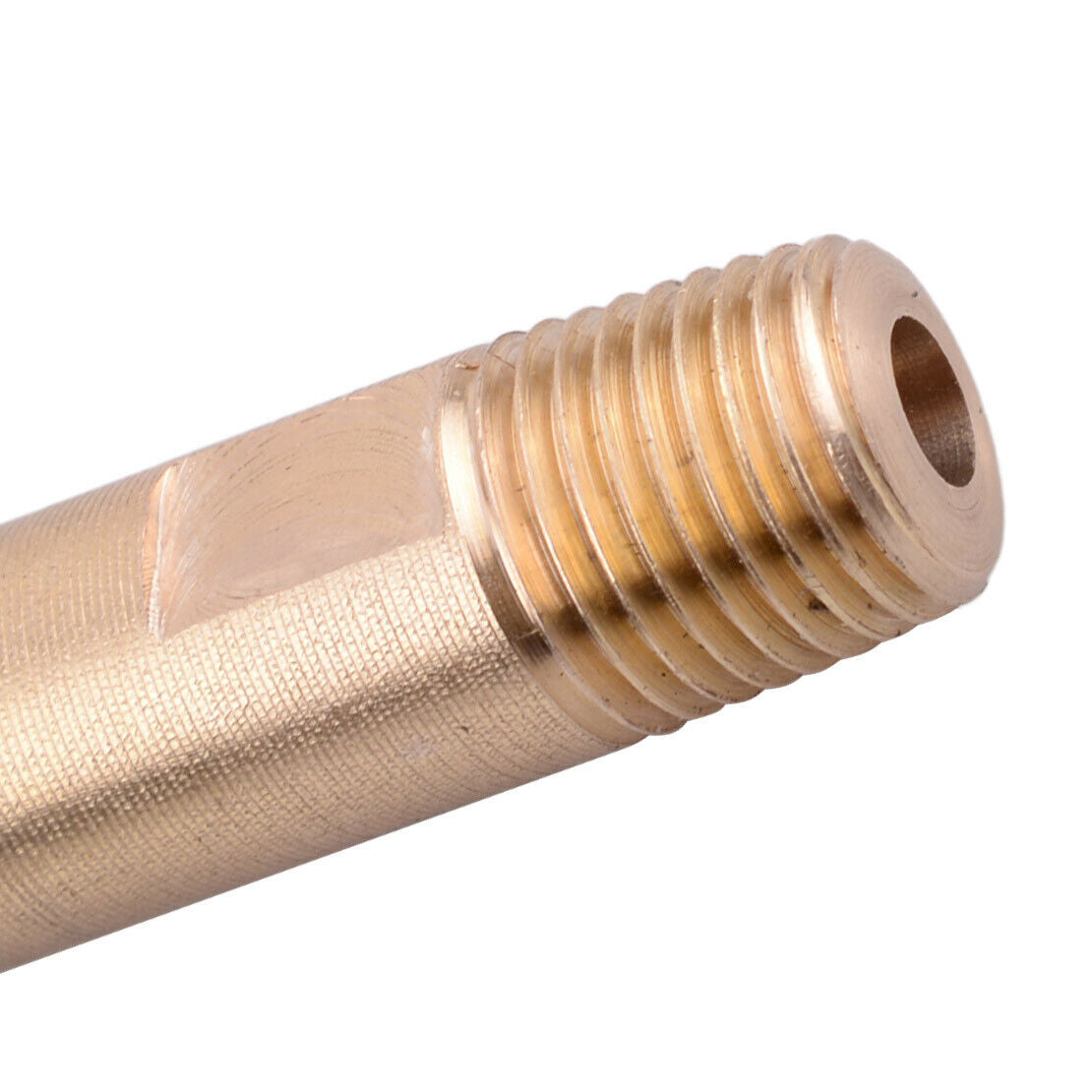 CGA-580 Brass Nut Nipple Regulator Inlet Fittings For Helium Argon Nitrogen An