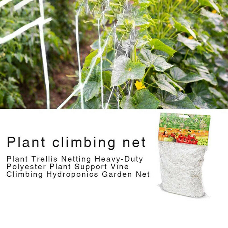 Polyester Net Loofah Netting For Cucumber Vine Flower Garden Plants Climbing .DD