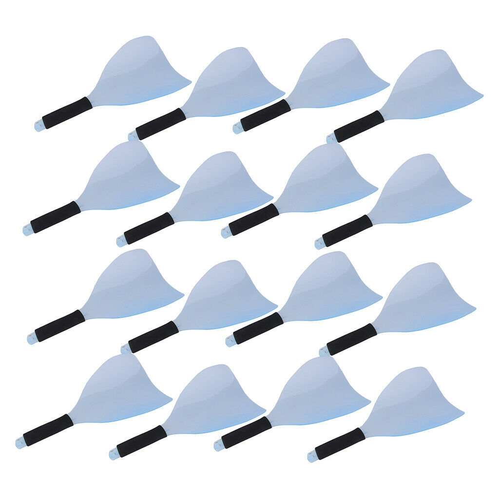 16 Pieces Styling Hairspray Face Masks Salon Cosmetic Protector Shield Blue