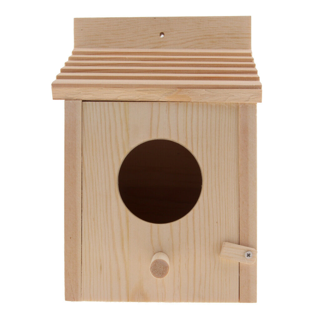 Traditional Novelty Hanging Bird Nesting Box House Garden Decoration
