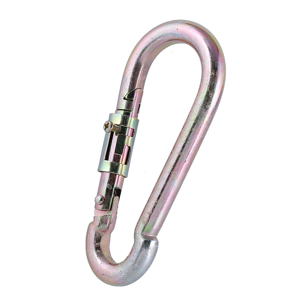 Carbon Steel Carabiner Snap Spring Hook Keychain Buckle Rope Buckle Hiking