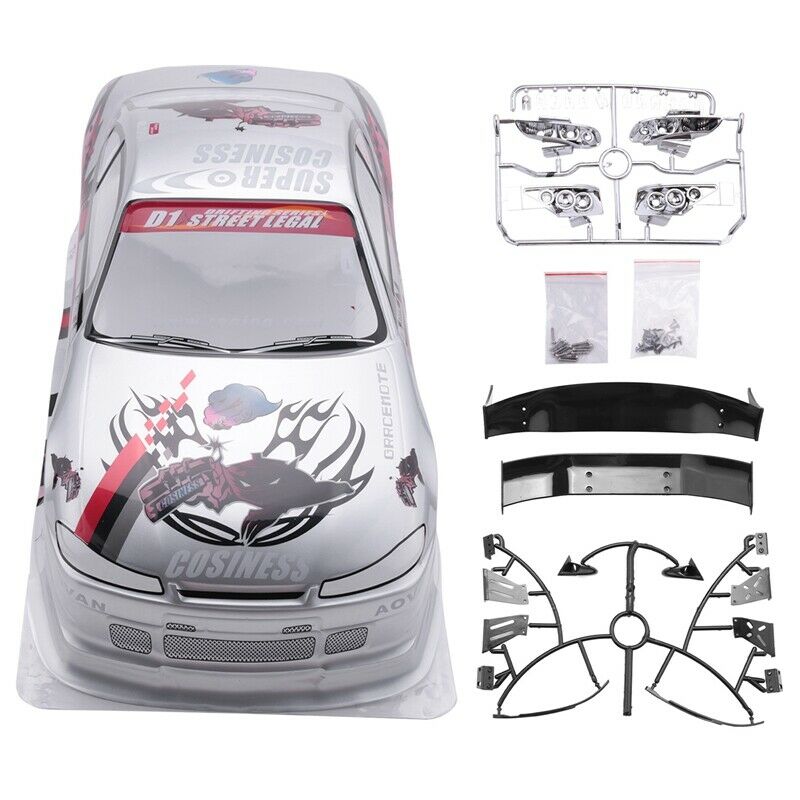 1/10 RC Car Body Shell Modification 190mm on Road Drift for  S15 T9W1W1