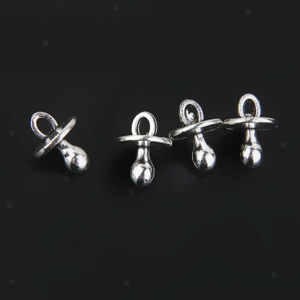 25pcs Baby Pacifier Charms Beads Pendants for DIY Kids Jewellery Crafts