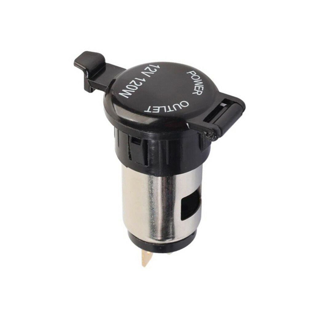 Motorcycle Car Marine Boat Cigarette Lighter Power Socket Outlet Plug