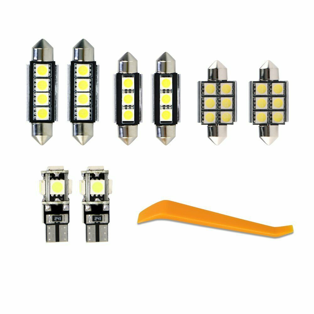 Error Free 8X Interior LED Lights Package Fits for Axdx A4 B6 8E J1 2001-2004