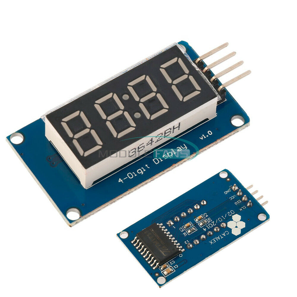 TM1637 4-Bits Digital Tube LED Clock Display Module For Arduino Due UNO 2560 R3