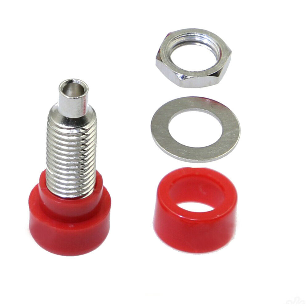 5PCS 4mm Nickel Plated Socket Female Banana Plug Terminal Connector Mix Color