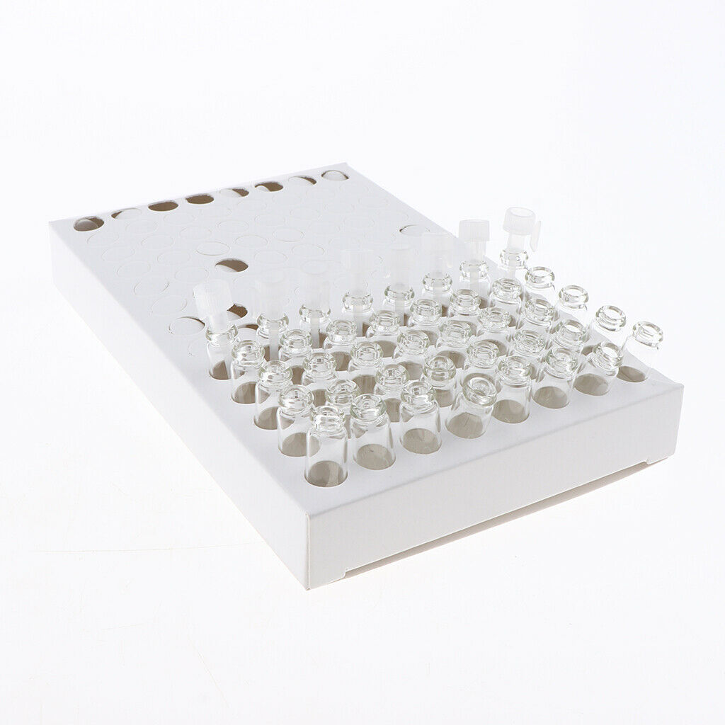 104pcs 1ml Glass Perfume Vials Empty Essential Oils Fragrance Bottles Clear Body