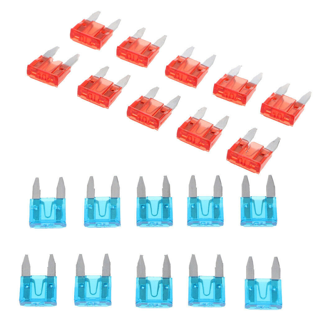 20X 10A 15A  Fuse Blade Fuse Assortment for Car Boat Truck SUV Assorted