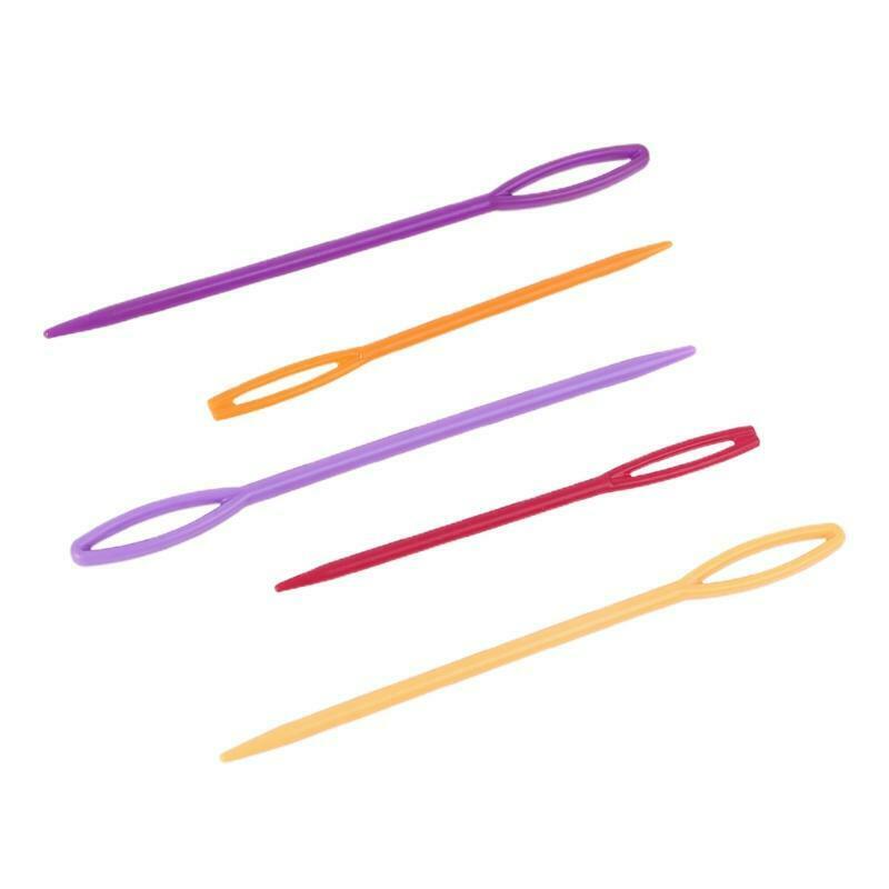 90 Pcs/Set 9cm/7cm/15cm Plastic Sewing Needles Crochet Hook DIY Sweater Weaving
