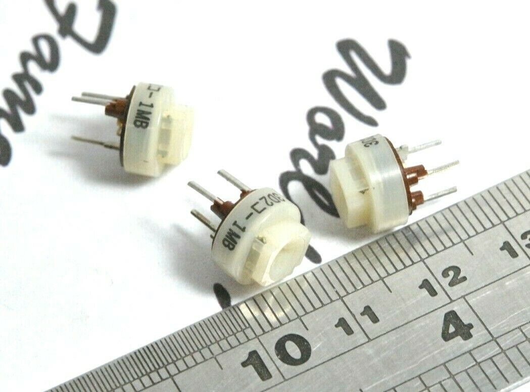10pcs - ALPS 1MB 3D2 1M Trimmer Potentiometer Resistor - NOS