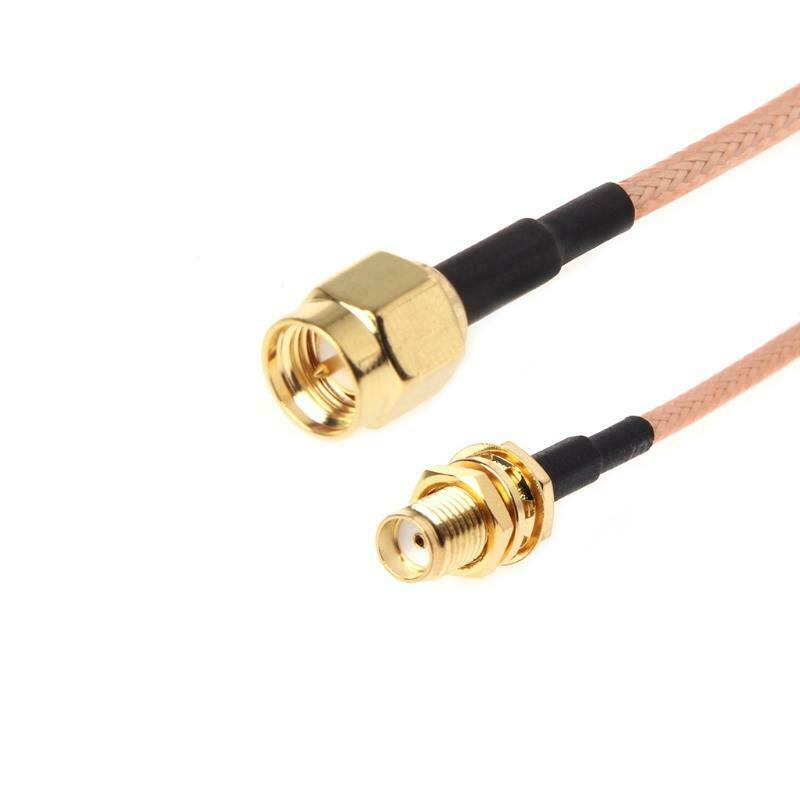 50cm RG316 Cable SMA Male Plug To SMA Female Jack Jumper Pigtail 20" FPV Wire