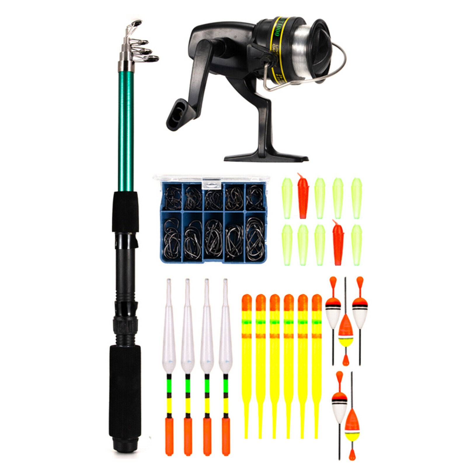 Reel TF105F Tool Accessories 127 Pcs/sets All Rod Telescopic Fiber Combination