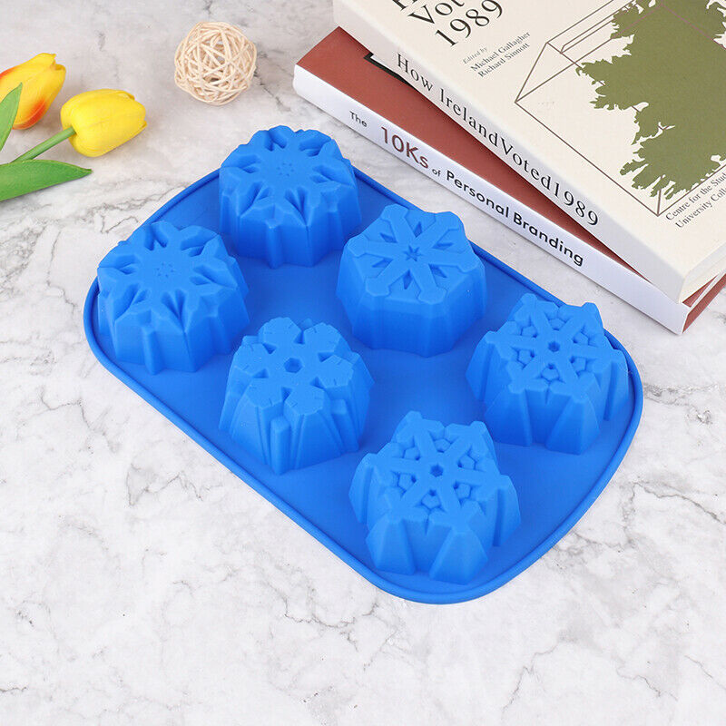 snowflake silicone mold christmas snowflake silicone soap mold cake mo.l8