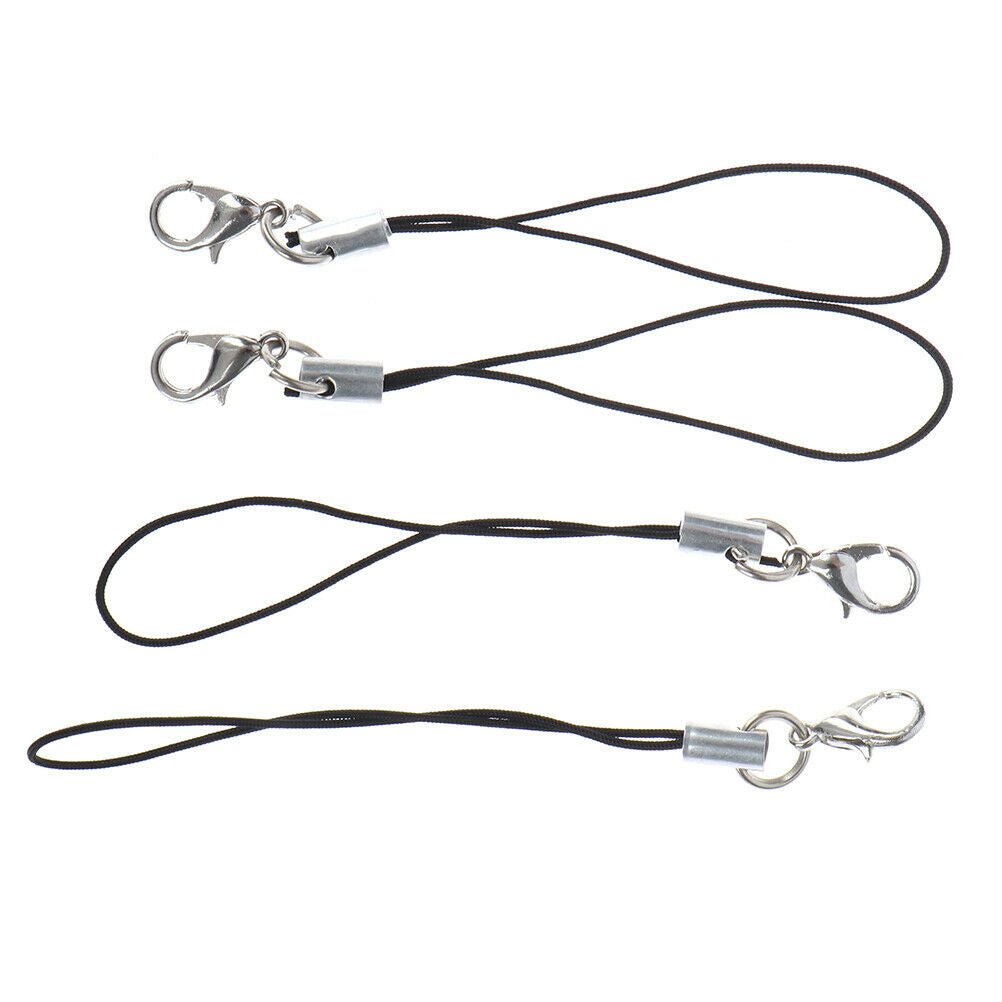 10Pcs Lanyard keychain for USB flash drive strap string bla.l8