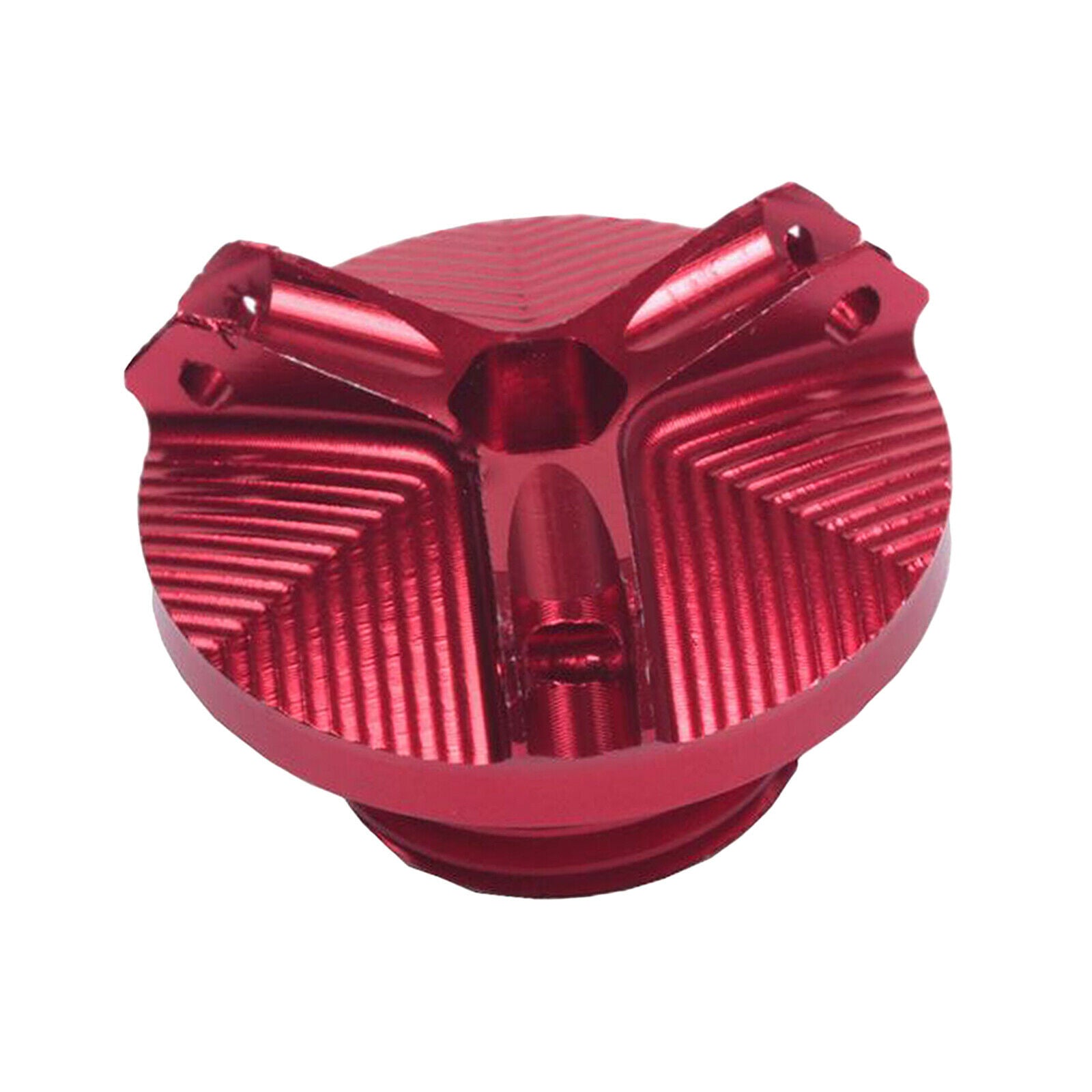Motorcycle Oil Cap Cover Engine Nut Cap Cover for Kawasaki 2018 2019 Red