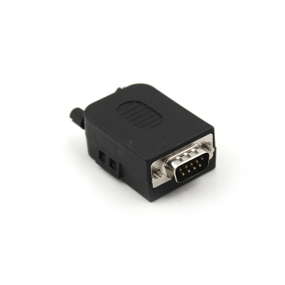 DB9 Male D-Sub 9 Pin Plug Breakout Terminals Solderless Nut Type ConnectorB WF