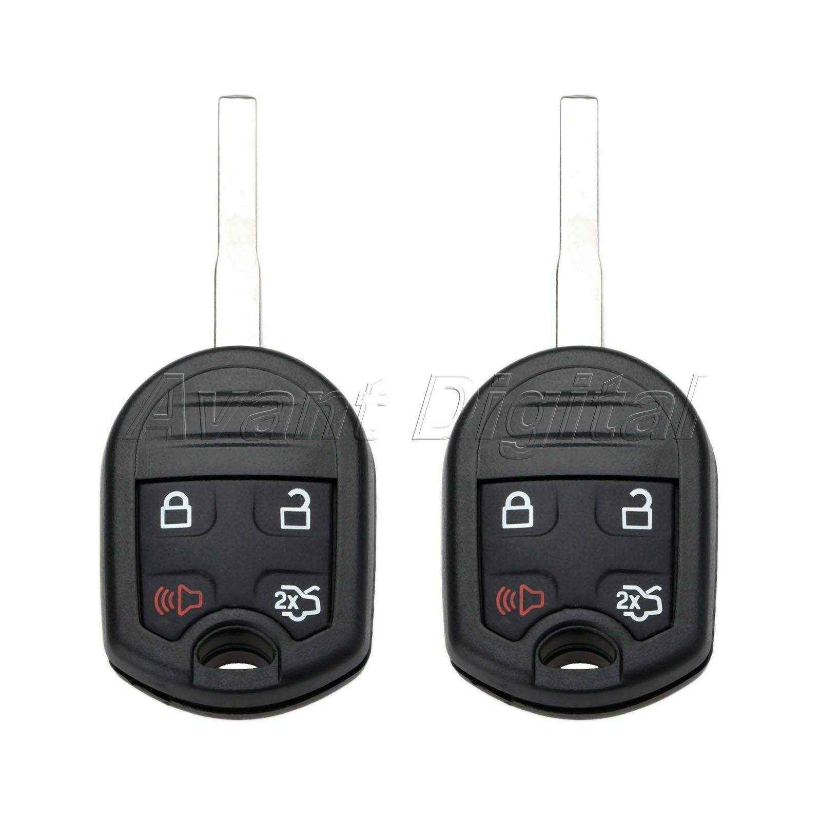 2Pcs 315MHz Remote Key 4 BTN CWTWB1U793 ID83 4D63 Chip For 2014-2016 Ford Focus