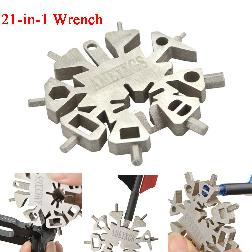 21 in 1 Archery Multi Tool Kit Arrow Repair Wrench Shaft Nocks Feathers Scraper