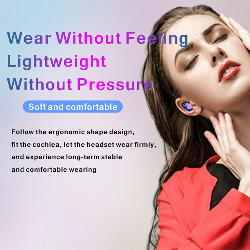 Bluetooth 5.0 TWS Earphone Headset Earbuds Earphones Wireless Headphones Stereo