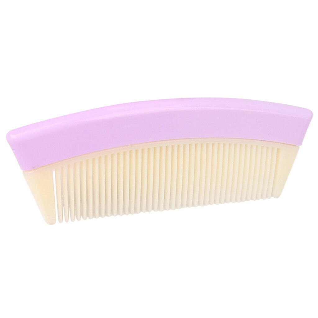 Travel Pocket Fine Tooth Detangling Hair Comb Anti-static Comb Purple