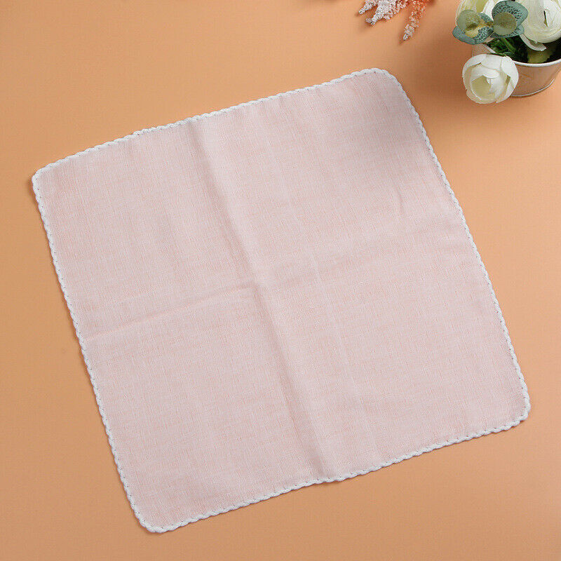 10Pcs Newborn Kid Baby Soft Feeding Towel Waterabsorption Cotton Square Scarf HN