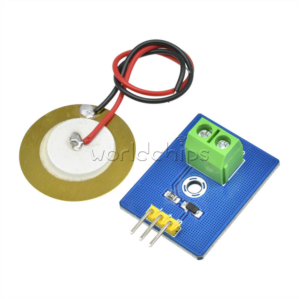 3.3V/5V Ceramic Vibration Sensor Analog Ceramic Piezo Module for Arduino UNO R3