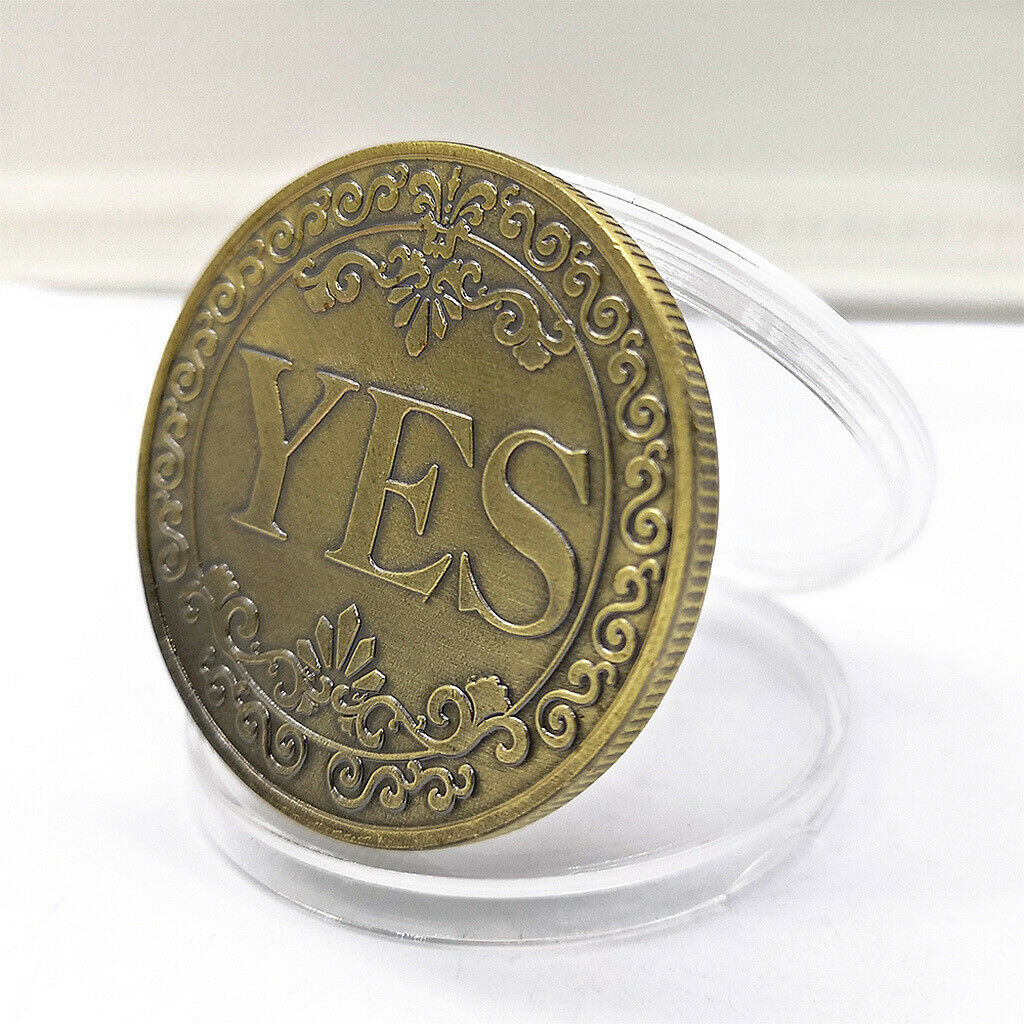 Yes/No Decision Souvenir Commemorative Coin Arts Collection Business Gifts