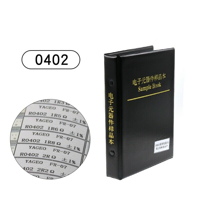 4250 PCS RC0603 FR-07 0603 1% SMD Resistor Sample Book 0R-10M Tolerance 170 VaI6