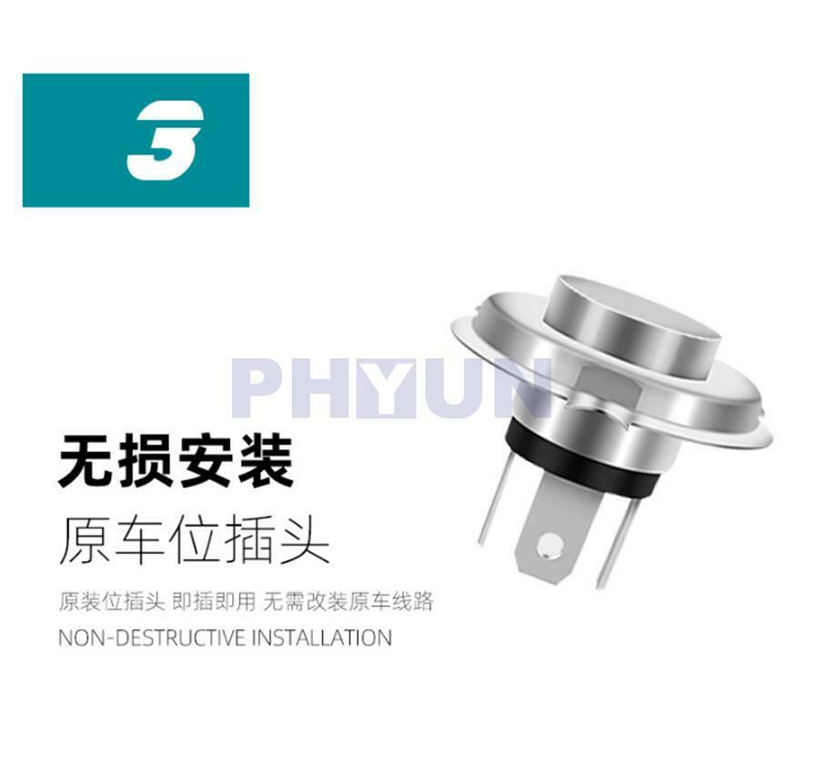 1pc 25W LED Motorcycle Headlight Lamp Bulbs H4 Hi-Lo Beam 2500LM 6000K Universal