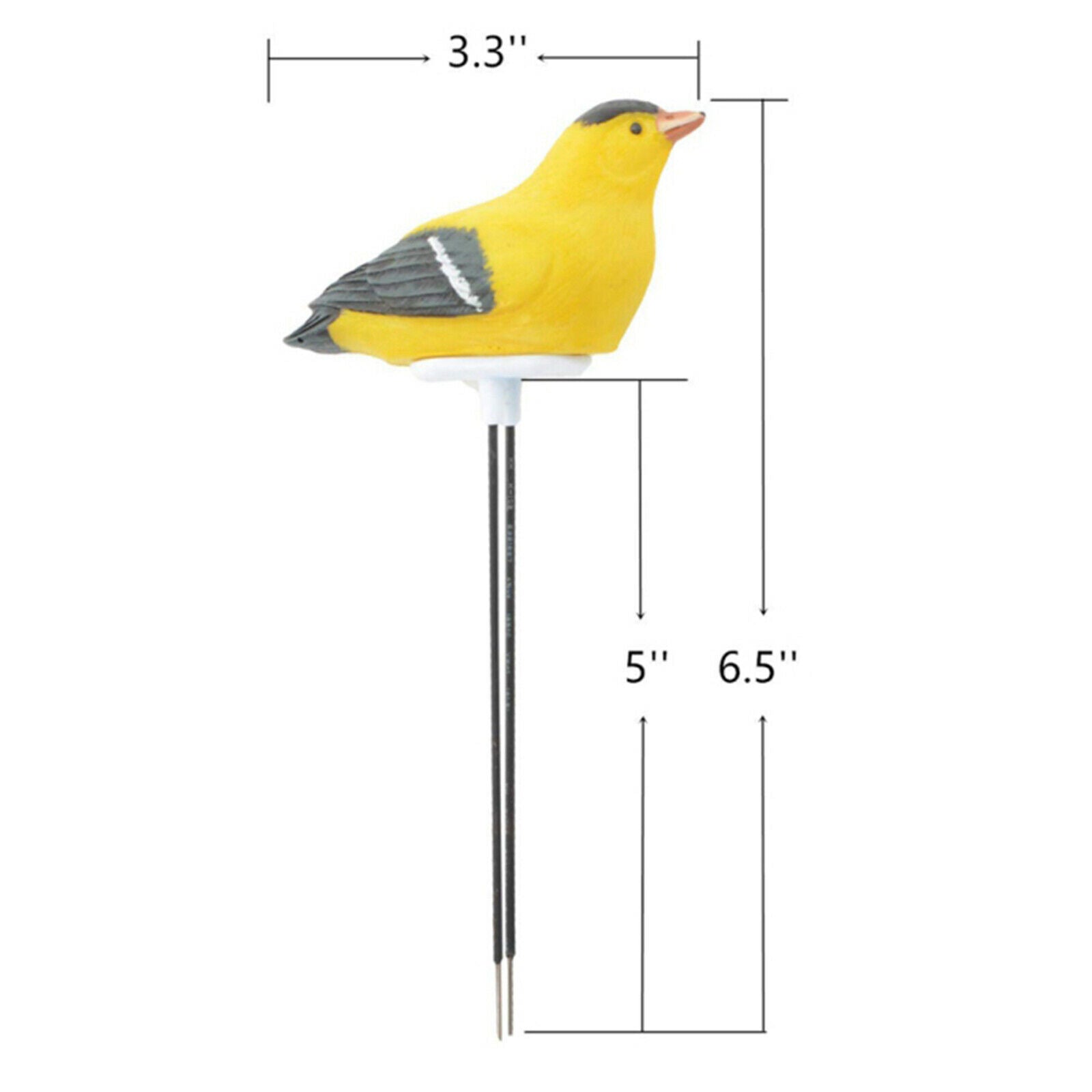 Bird Soil Moisture Meter 18cm Soil Humidity Sensor Tester Hygrometer Yellow