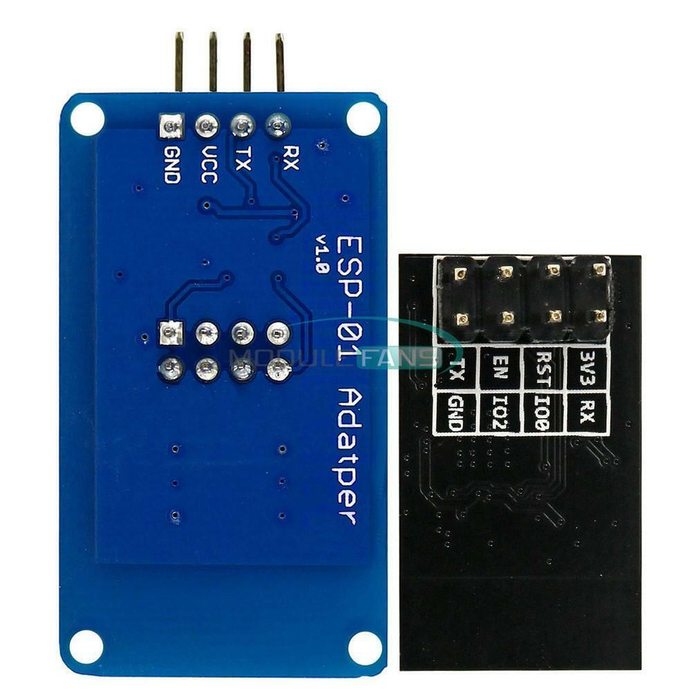 ESP-01S ESP8266 Serial Wi-Fi Wireless Module + ESP-01 Adapter for Arduino M