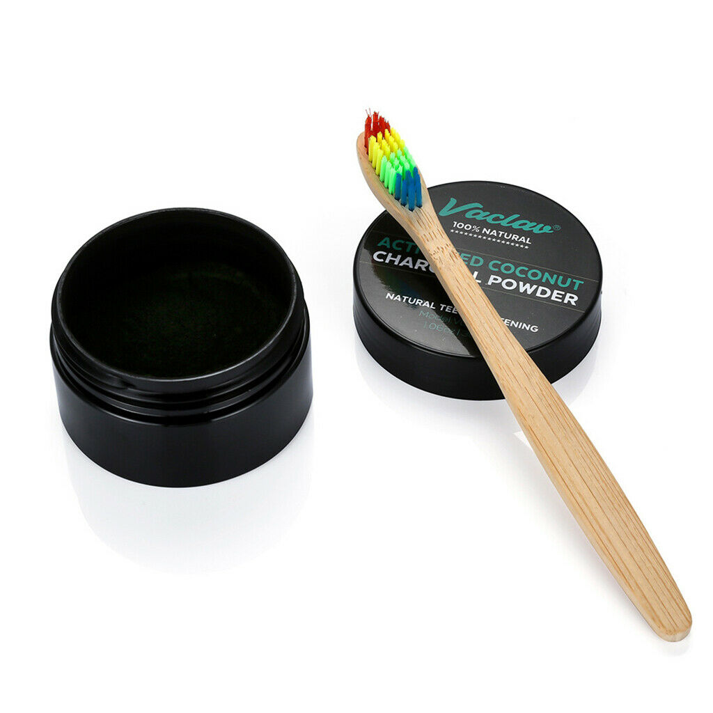 Natural Activated Charcoal Powder Stains Remover Coffee Tea Teeth Whitening
