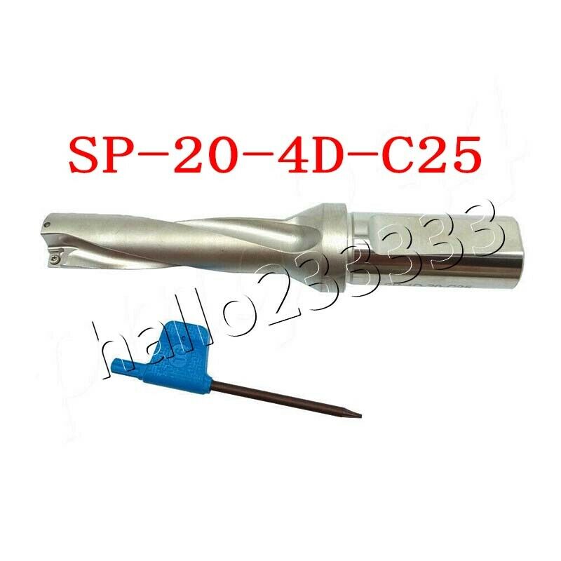 SP-20-C25-4D U drill indexable drill 20mm C25-4D FOR SPMG05 U drill inserts