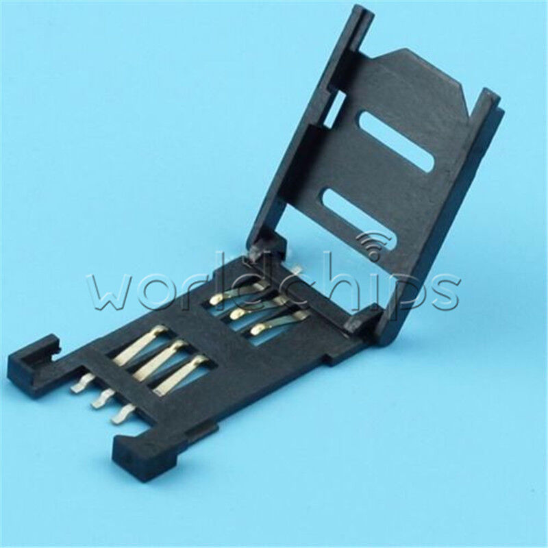 10Pcs Clamshell SIM Card Socket For SIM900 GSM /GPRS Wireless Module Arduino