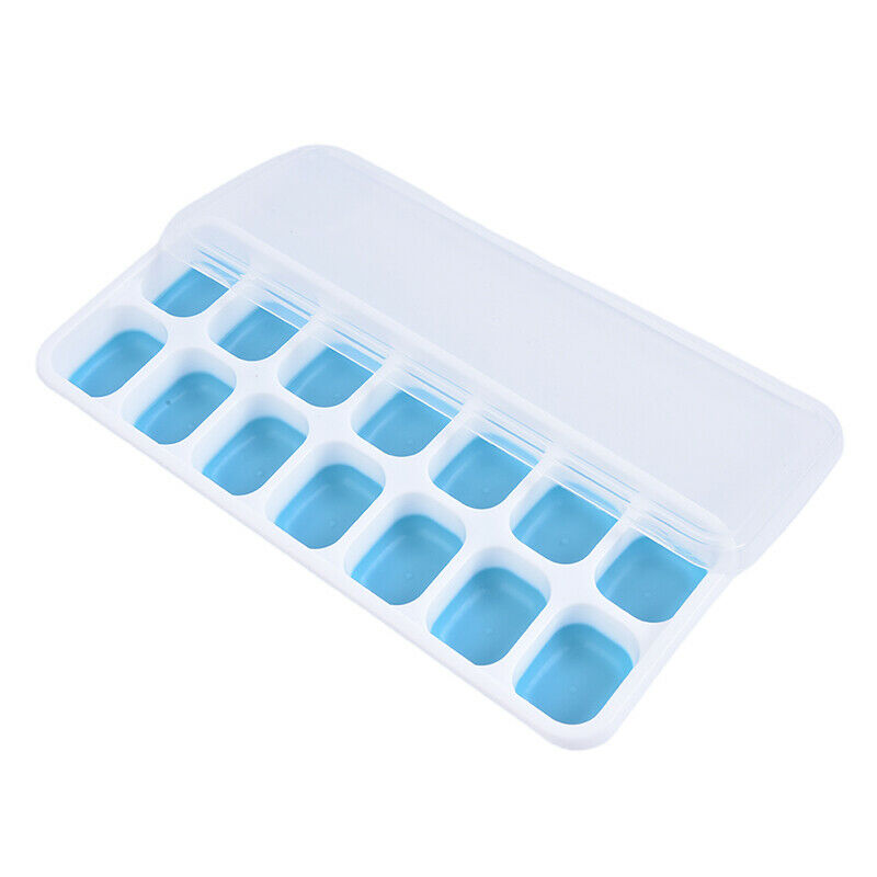 Silicone Ice Cube Tray Ices Jelly Maker Mold Trays with Lid for Whisky CocktaSJ