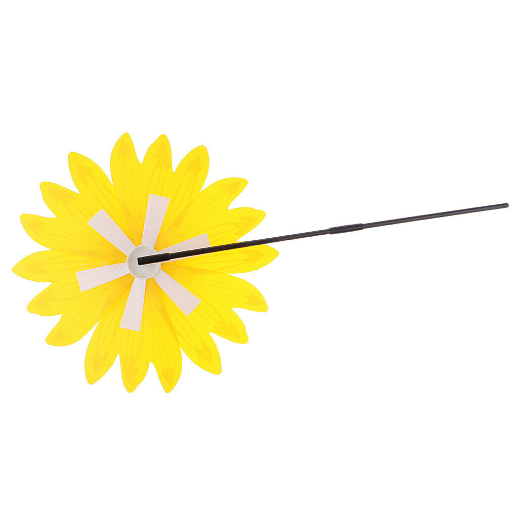 2PCS Sunflower Wind Spinner Windmill Outside Yard Garden Ornament for Kids