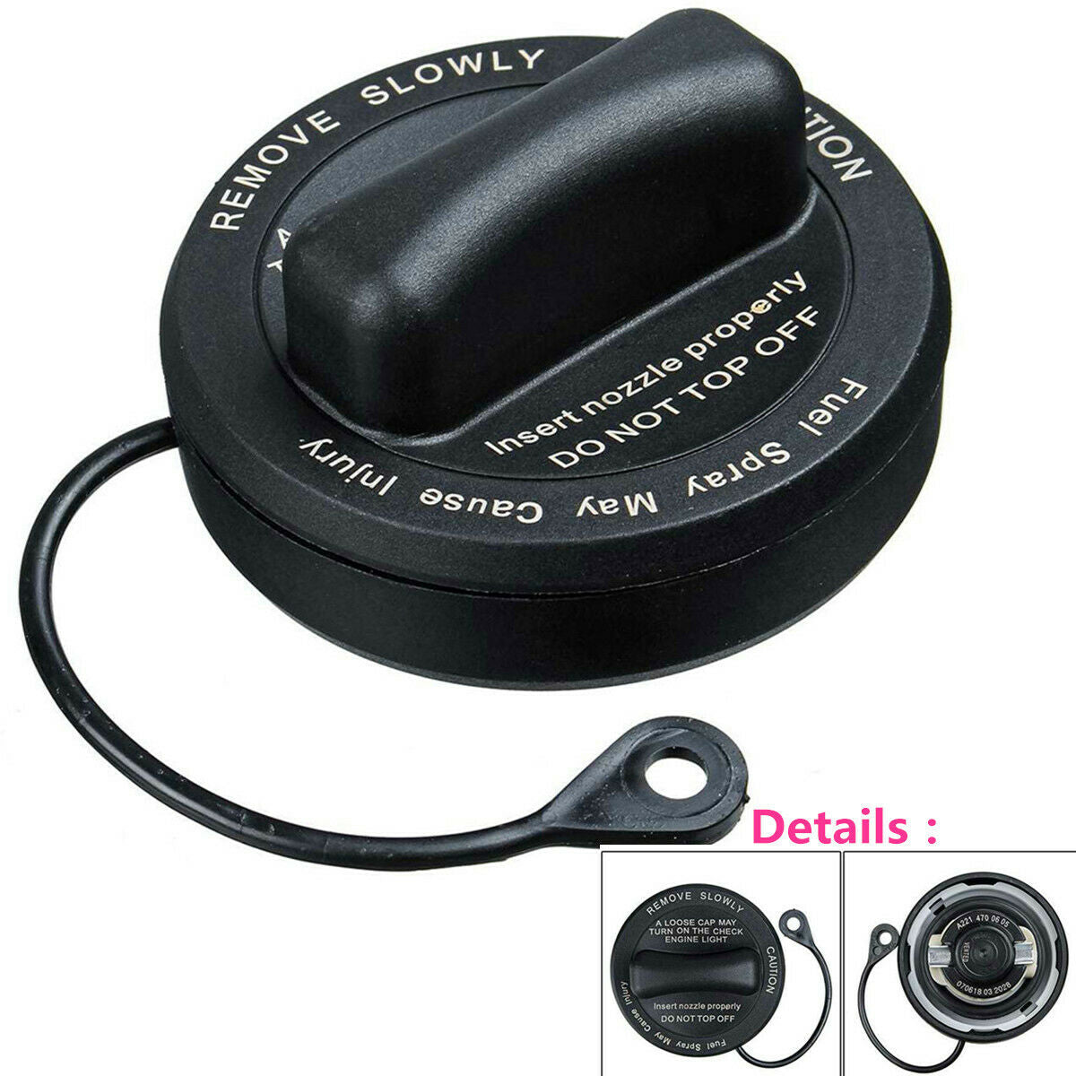 Fuel Tank Gas Filler Cap 2214700605 For Mercedes-Benz C CL CLS E G GLK SLK