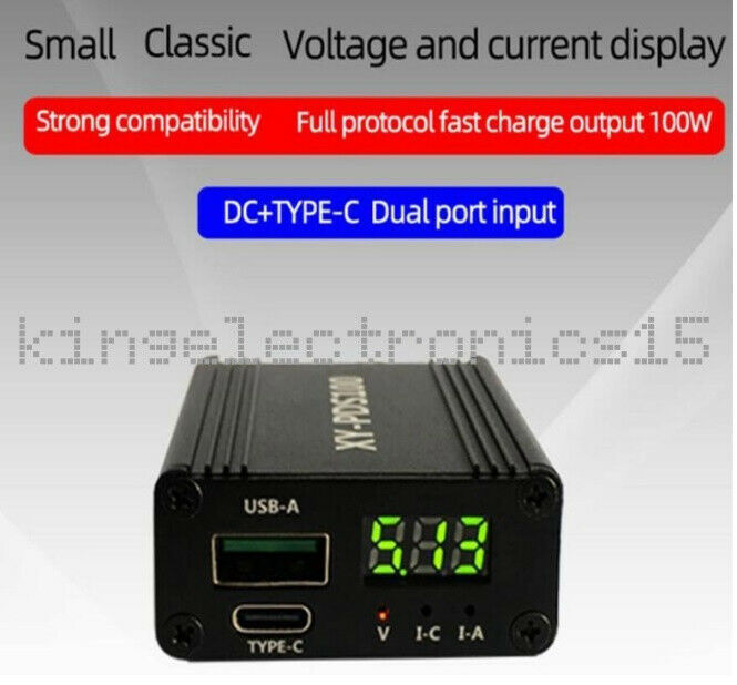 QC4.0 QC3.0 Type-C 100W Step Down Mobile Phone Quick Charger Module NEW