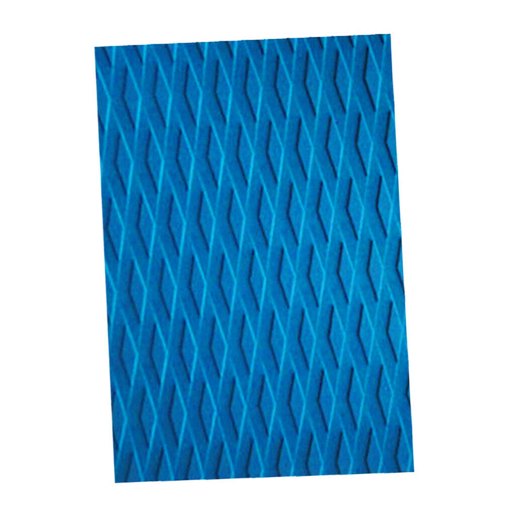 6 Pieces Diamond Grooved EVA Surfboard Surf Traction Pad Deck Grip Tail Pad