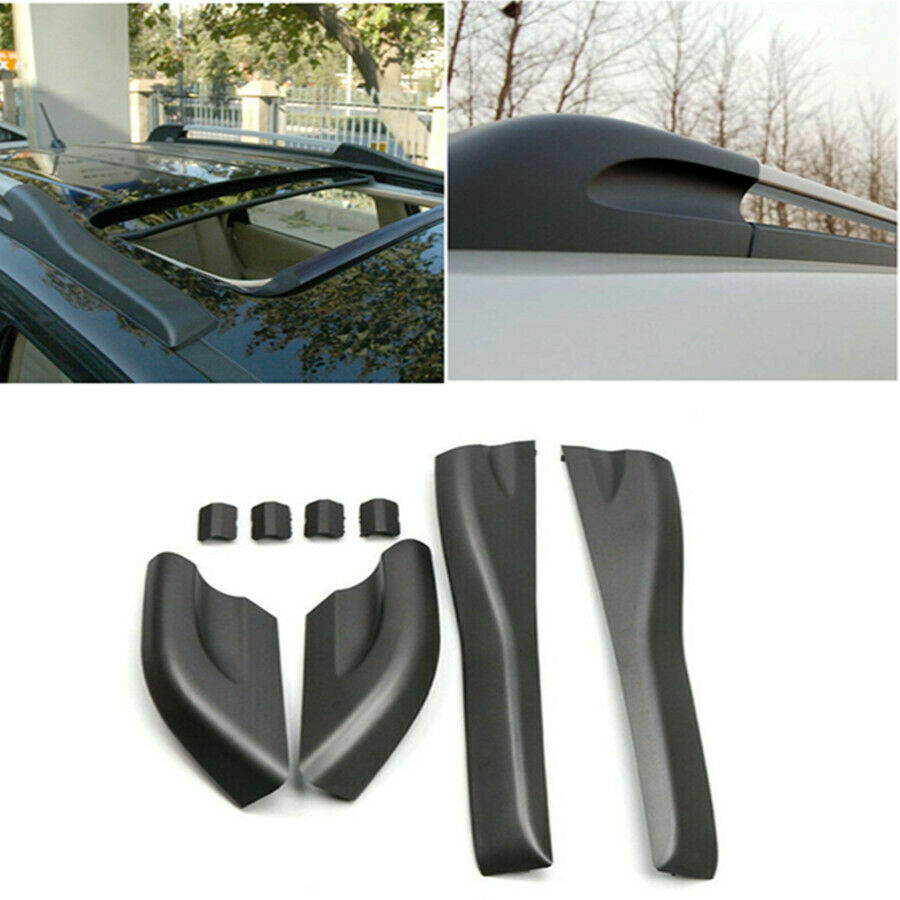 4pcs For Hyundai Tucson 2004-2008 Roof Rack Rail End Cover Shell Replacement