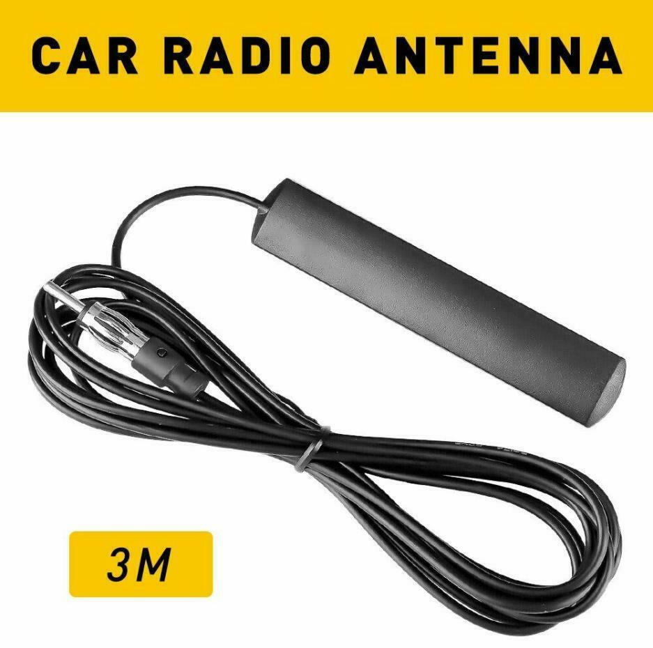 Universal Car Hidden Amplified Antenna Kit Electronic Stereo AM/FM Radio
