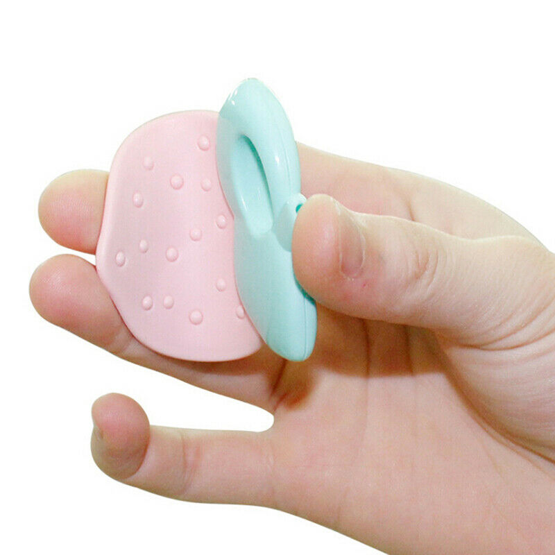 4Pcs/set Baby Safety Teether Baby Teething Rattle Toys Food Grade Teeth-PNA g RC
