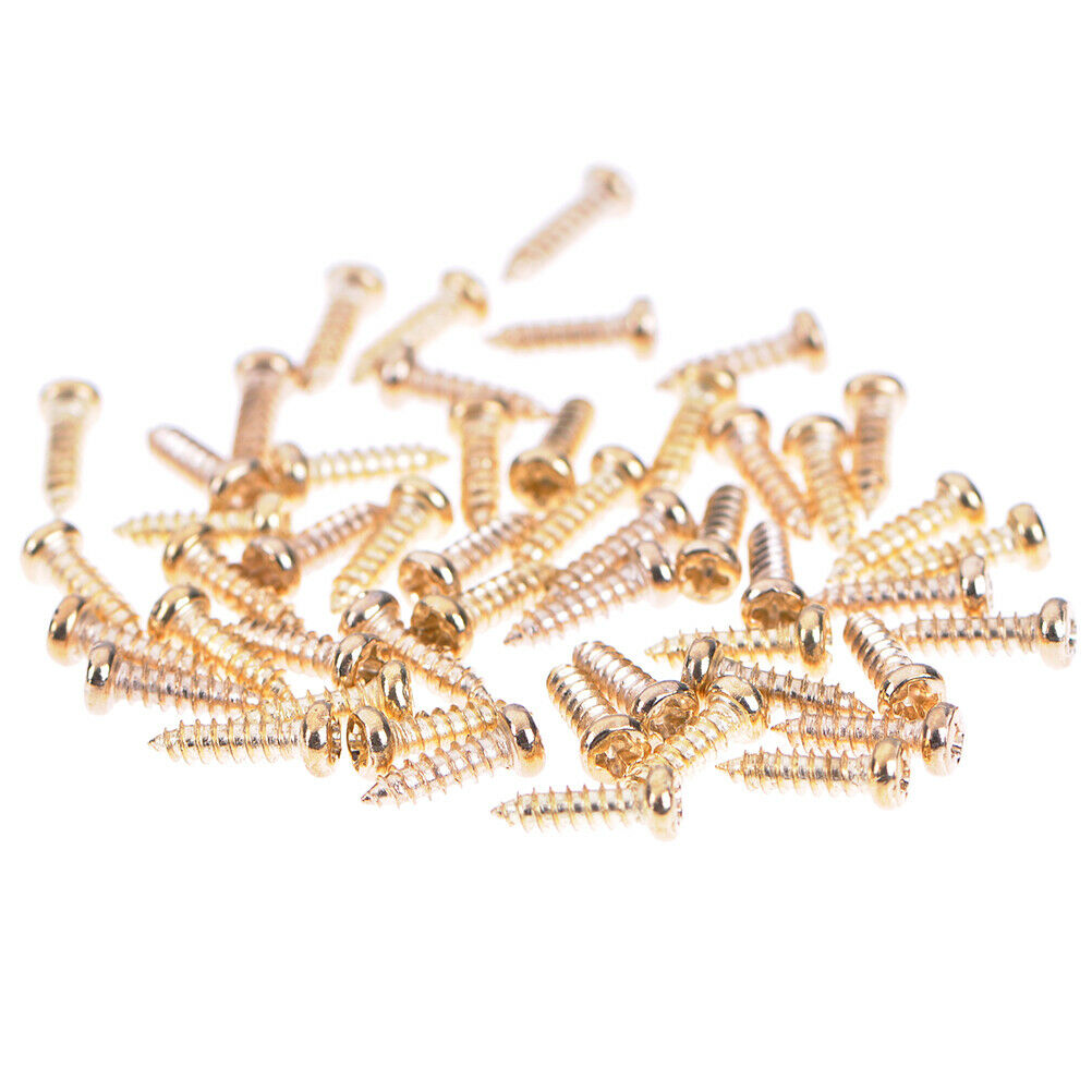 50Pcs 2.2mm Guitar pickguard screws for guitar accessories installing DD