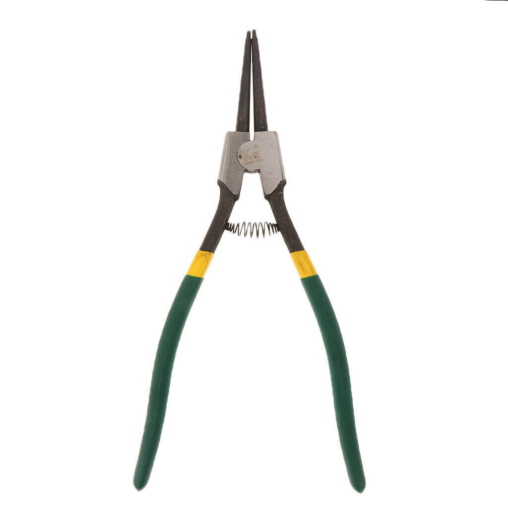 13" Long Grip Circlip Plier Pinchers Snap Ring Pliers External Straight Tool