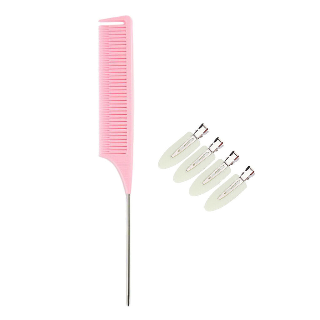 Fine Weaving Highlighting Foiling Hair Comb Highlight for Salon Dyeing Brush