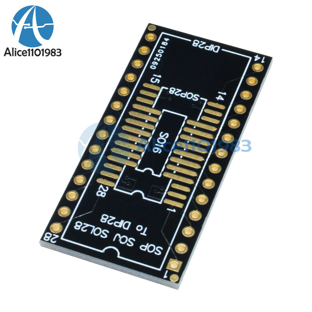 2PCS SOP16 SOP28 To DIP16 DIP28 SSOP28 TO DIP28 Adapter PCB Conveter Board