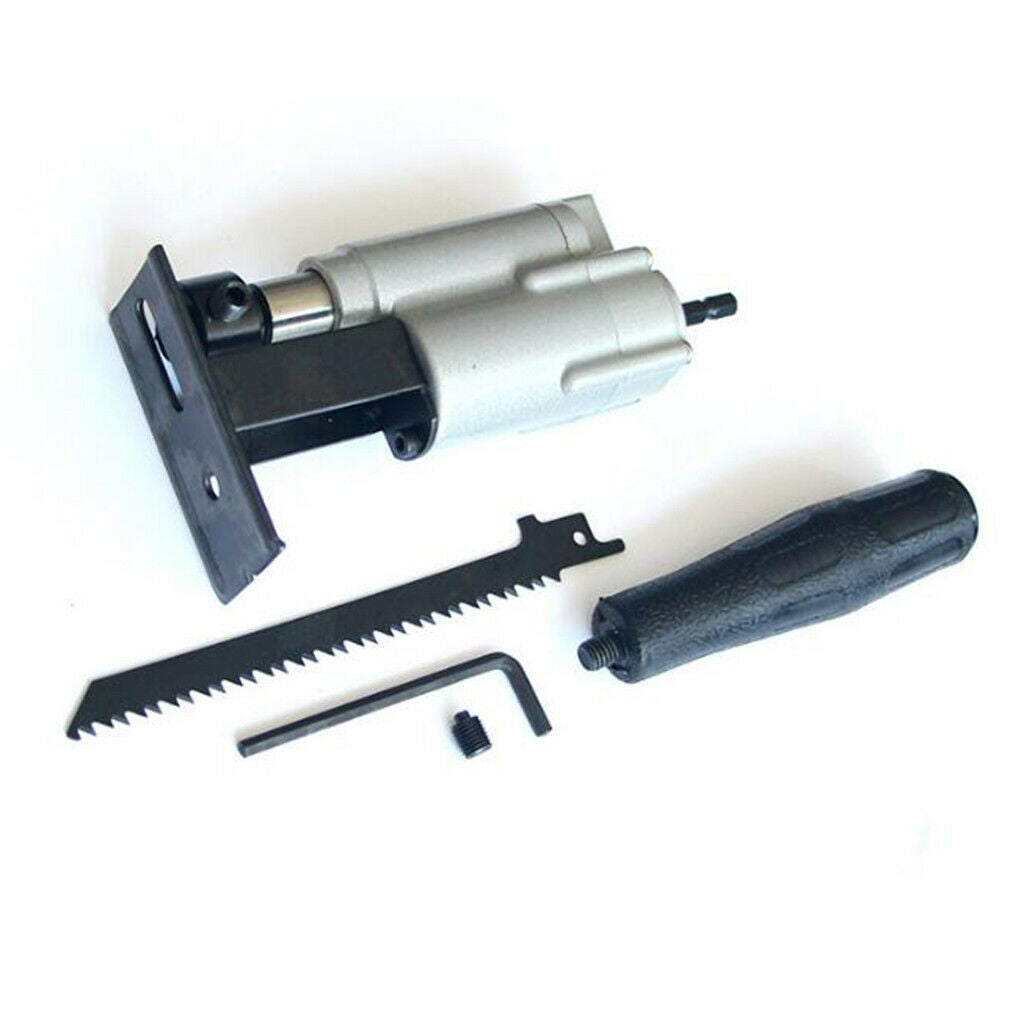 Multi-function Reciprocating Saw Attachment for Change Electric Drill Into